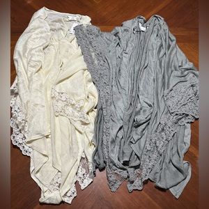 Lauren Conrad Pullover Lace Kimonos